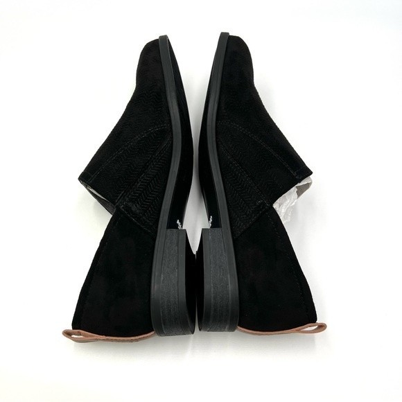 Dr. Scholl's Women's Ruler Black Microsuede Chevron Boots Booties Shooties 6 - Picture 9 of 14